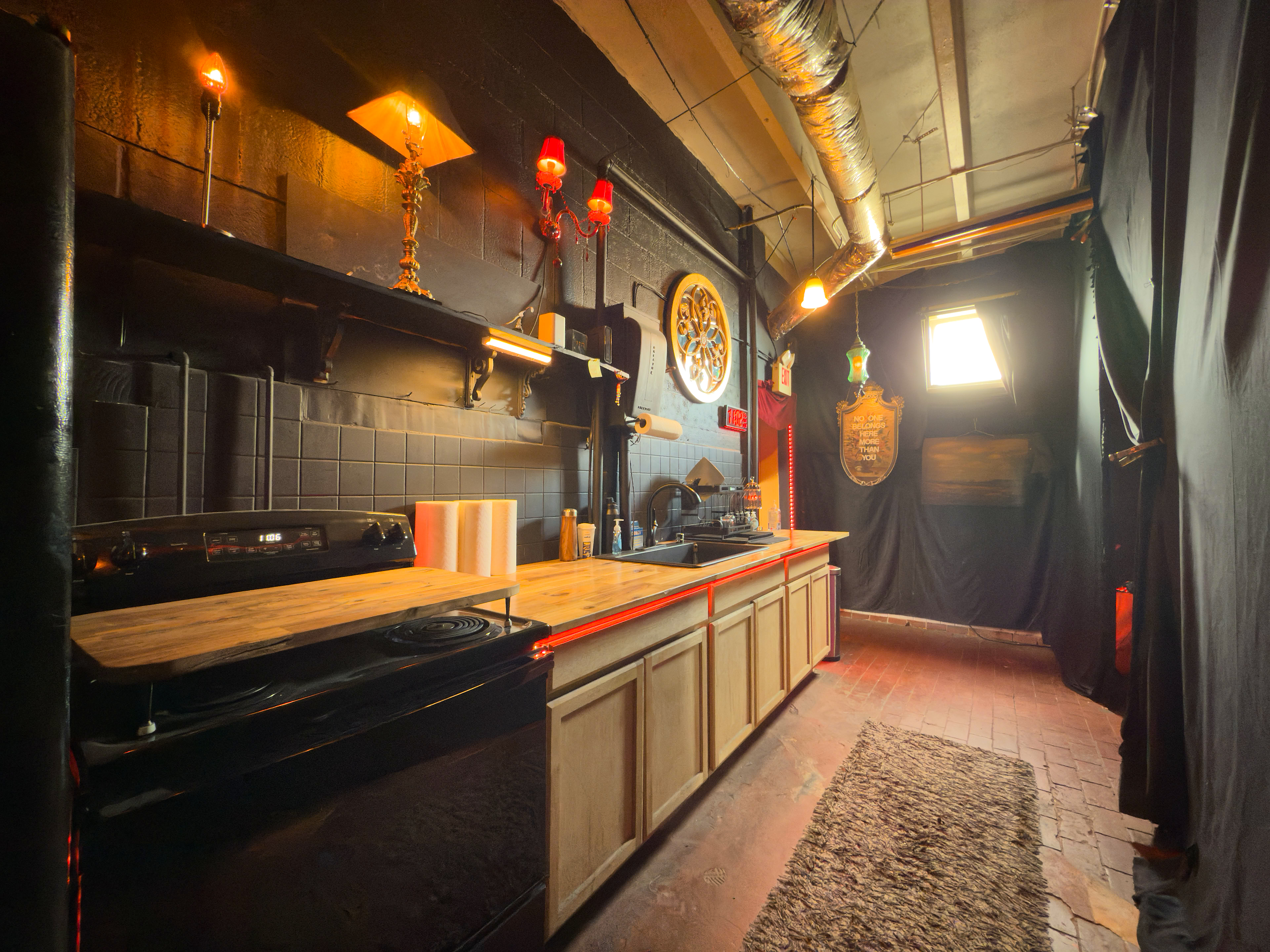 Kitchen area at The Armory